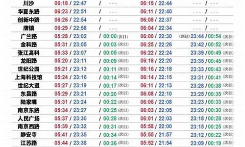 上海汽车站时间表_上海汽车站时间表和票价